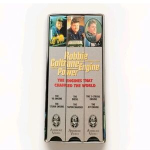 Robbie Coltrane Engine Power Box Set 3 VHS Tapes Engines Changed World: Steam V8